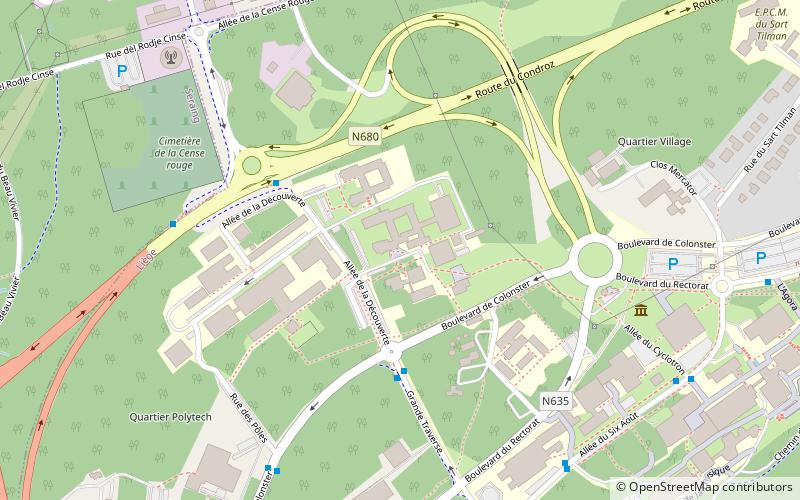 institut montefiore liege location map