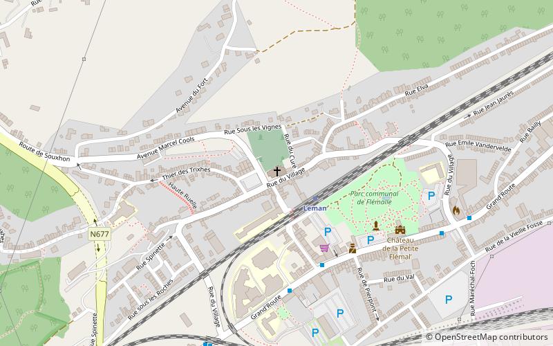 eglise saint matthias flemalle location map