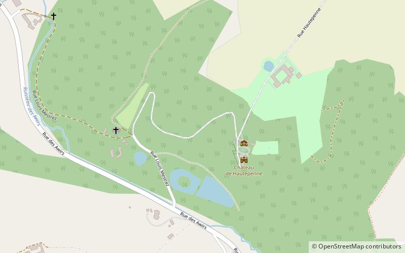 Haultepenne Castle location map