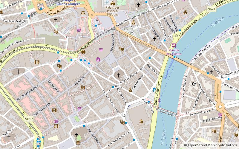St. Denis location map