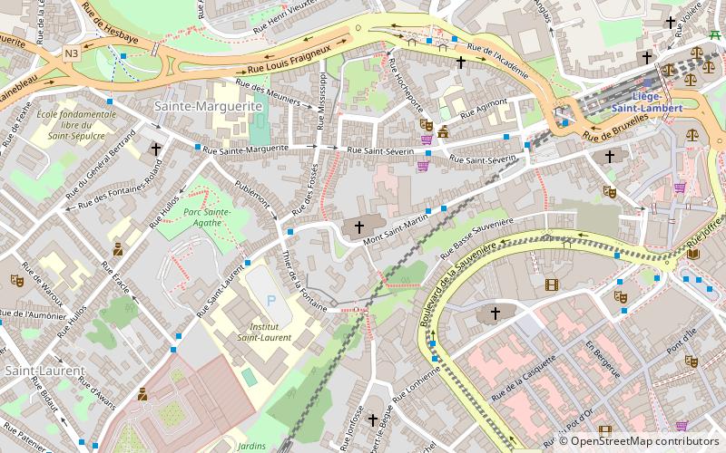 Basilique Saint-Martin de Liège location map