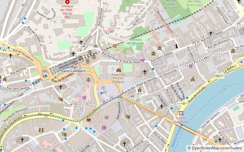 Prince-Bishops' Palace location map