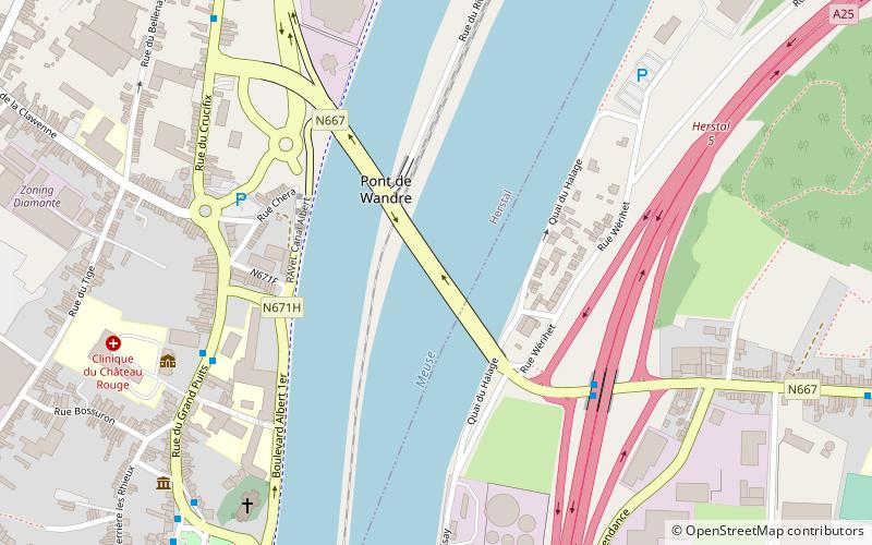 Puente de Wandre location map