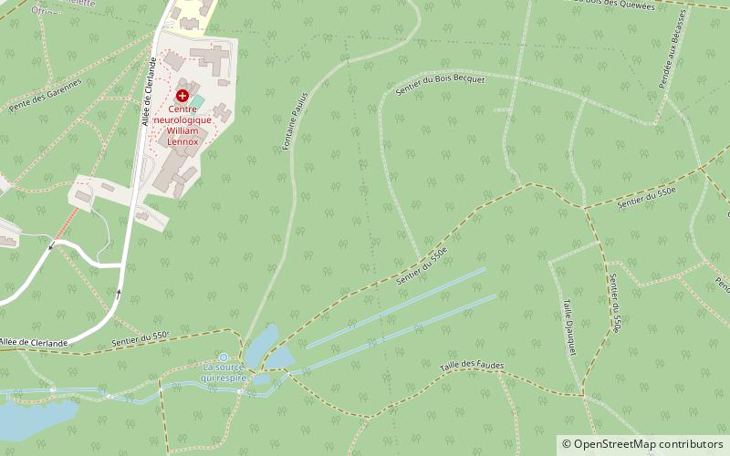 Bois de Lauzelle location map
