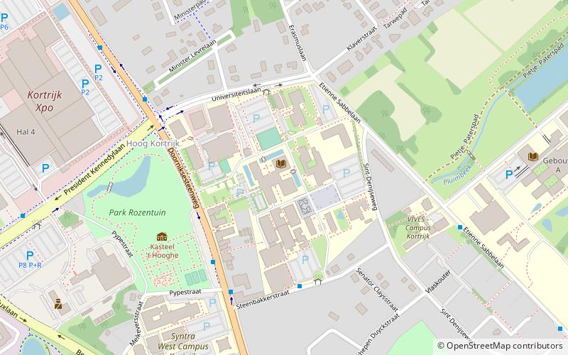 hogeschool vives kortrijk location map