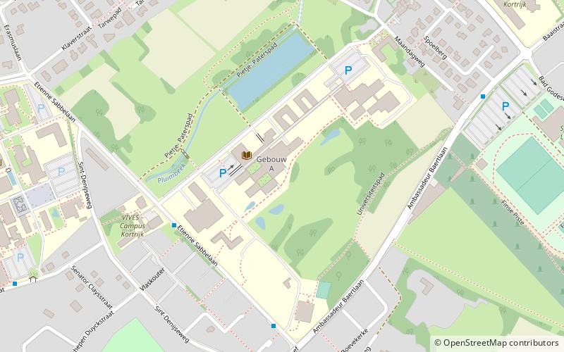 KU Leuven Kulak location map