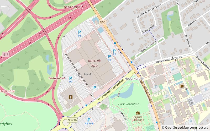 kortrijk xpo courtrai location map