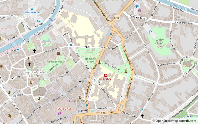 Groeningepoort location map