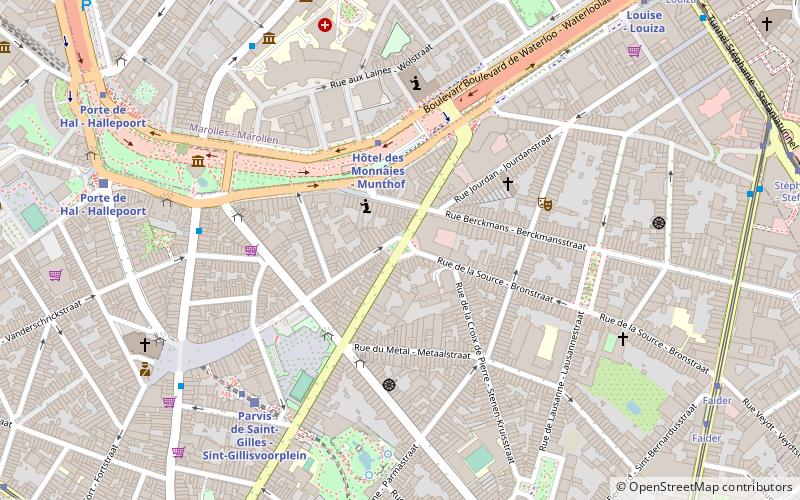 le dillens brussels location map