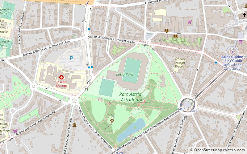 Estadio Constant Vanden Stock location map