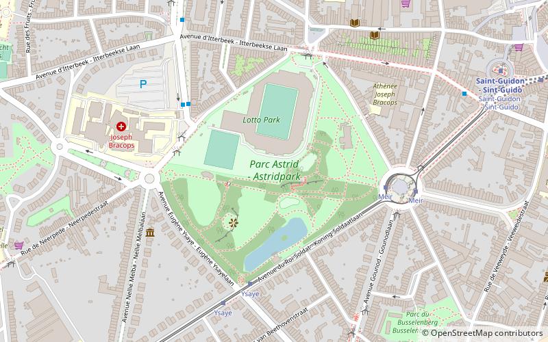 Parc Astrid location map