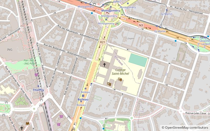 St-Jean-Berchmans location map