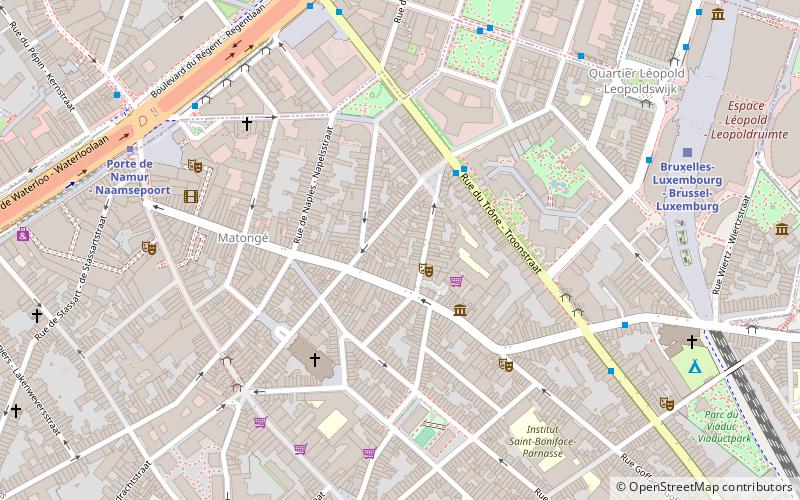 Chaussée de Wavre location map