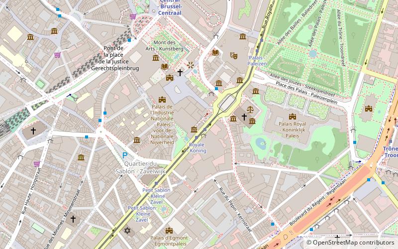 Königliche Museen der Schönen Künste location map