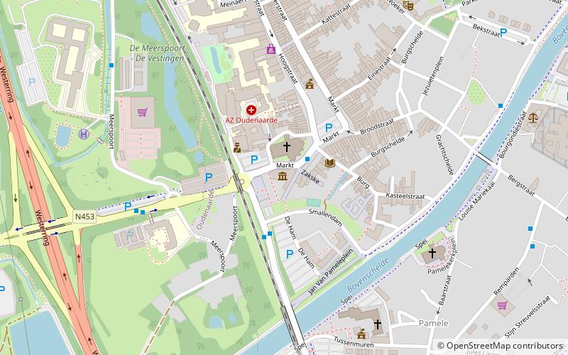 Centrum Ronde van Vlaanderen location map