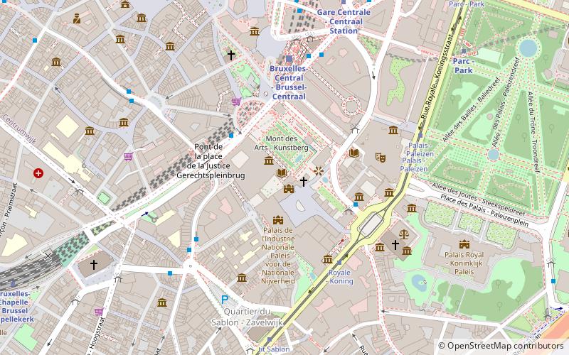 Königliche Bibliothek Belgiens location map