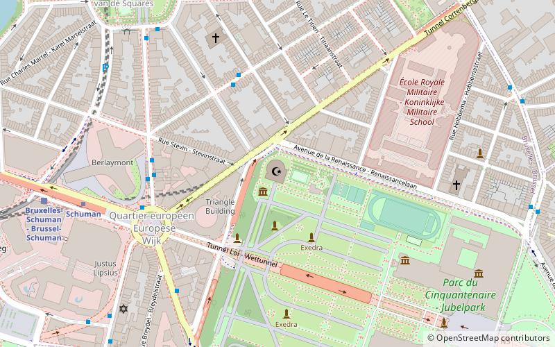 Gran Mezquita de Bruselas location map