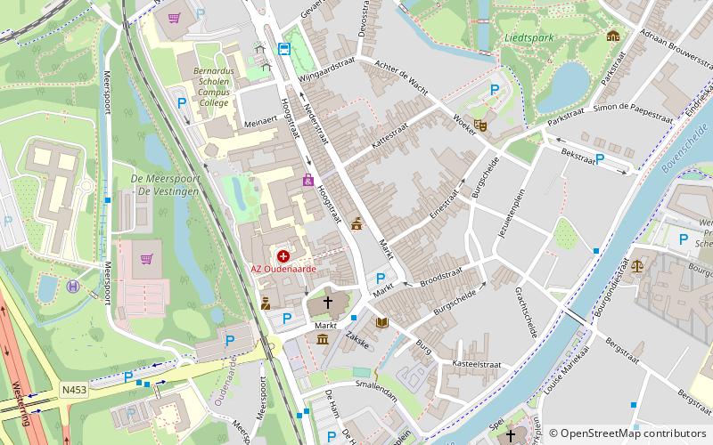 Oudenaarde Town Hall location map