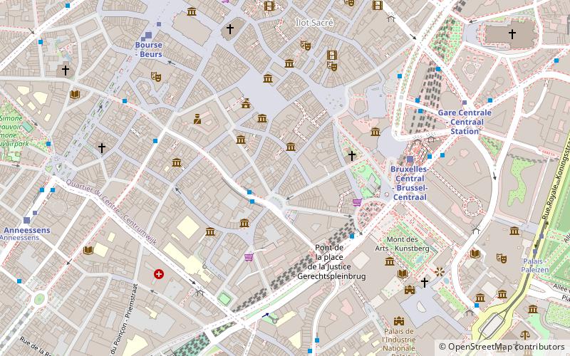 underwear museum saint josse ten noode location map