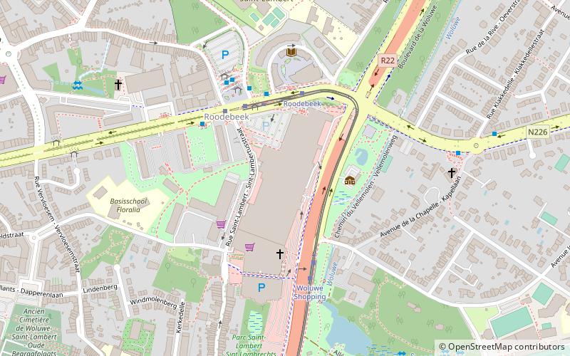 Woluwe Shopping Center location map