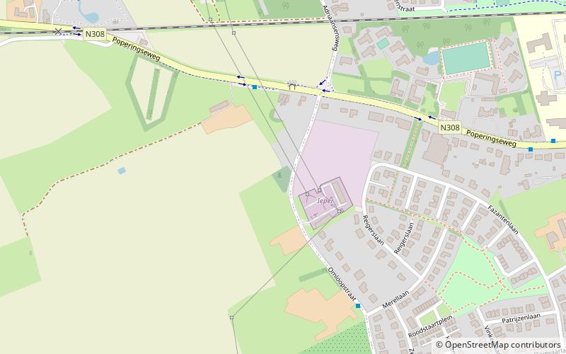 Divisional Cemetery location map