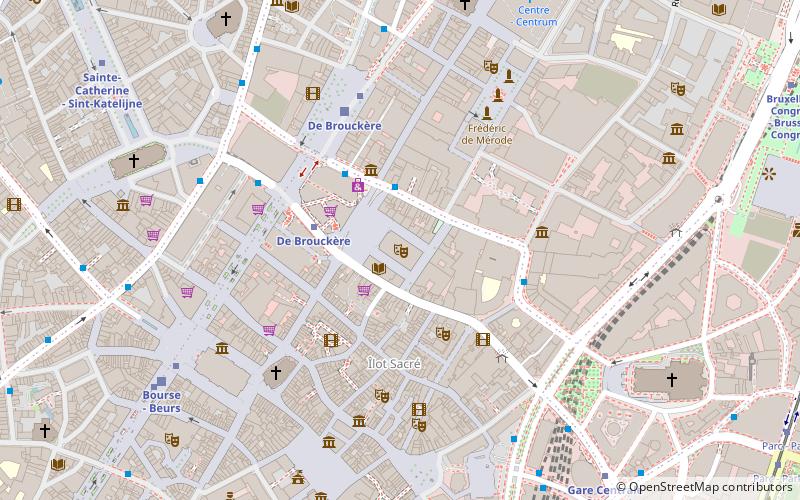 Brüsseler Opernhaus La Monnaie/De Munt location map