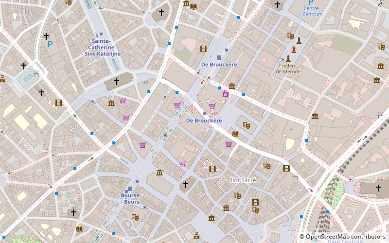 anspach shopping brussels location map