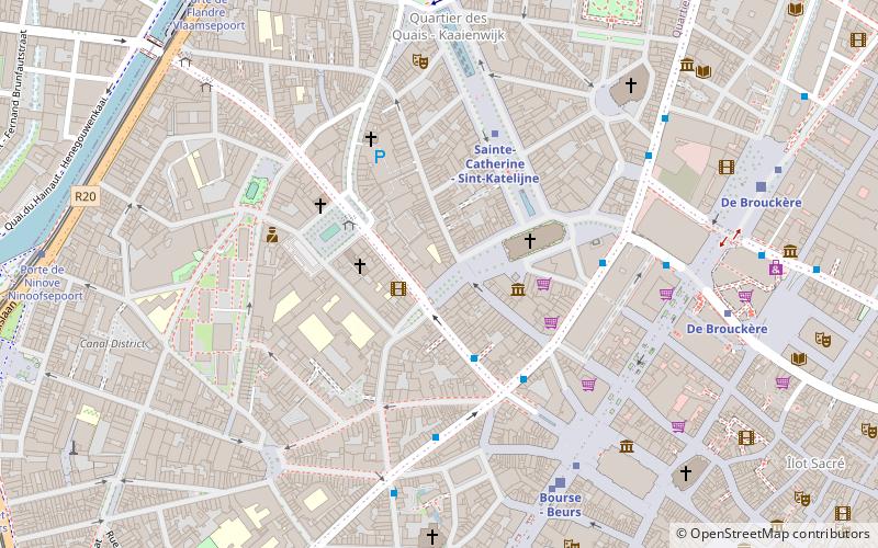 cafe de markten brussels location map