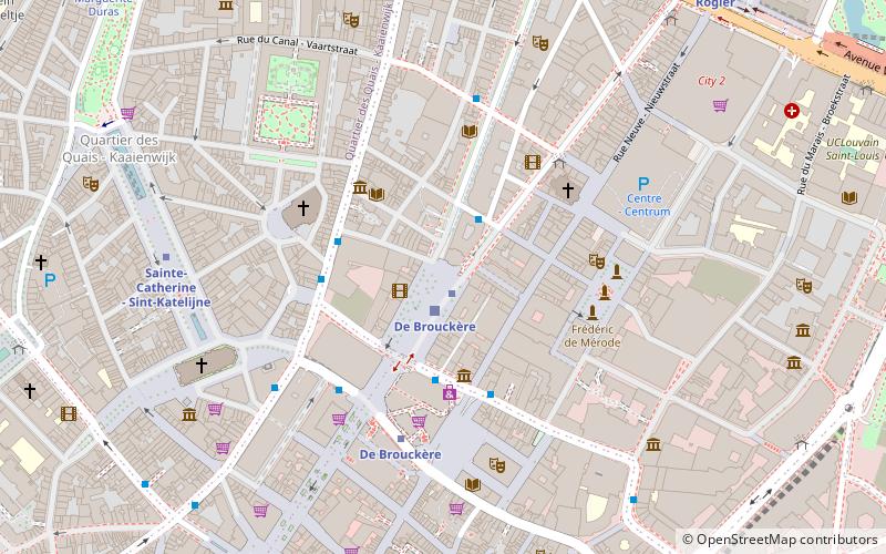 iglesia de los agustinos saint josse ten noode location map