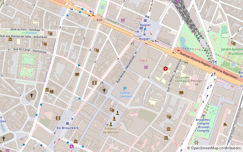 Rue Neuve location map