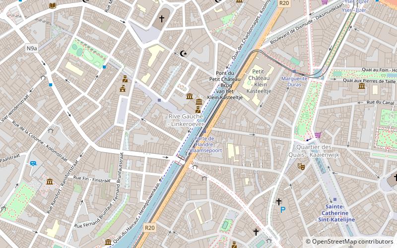 Canal de Bruxelles location map