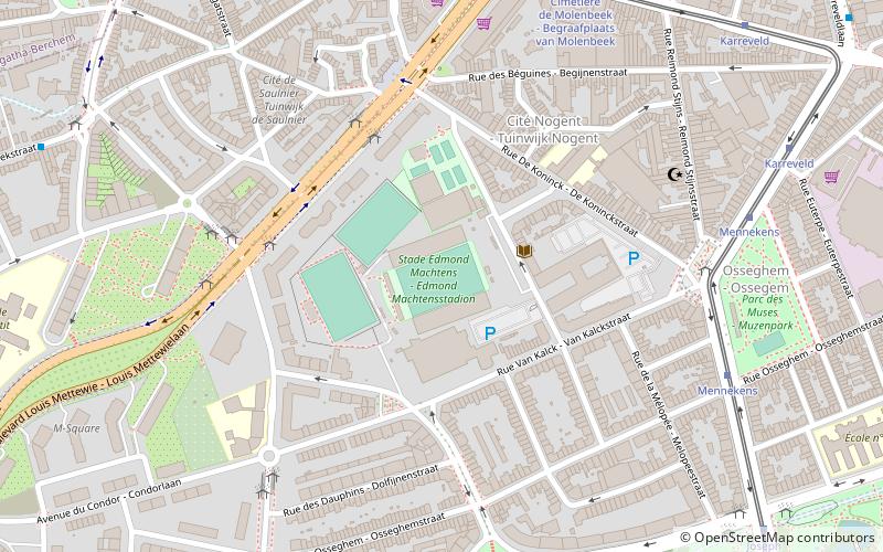 Stade Edmond Machtens location map