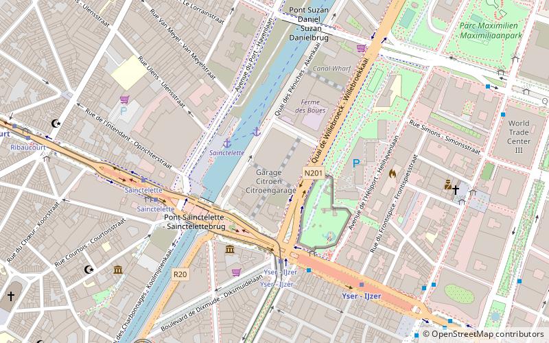 Kanal - Centre Pompidou location map