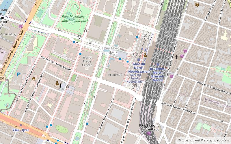 Tours Proximus location map