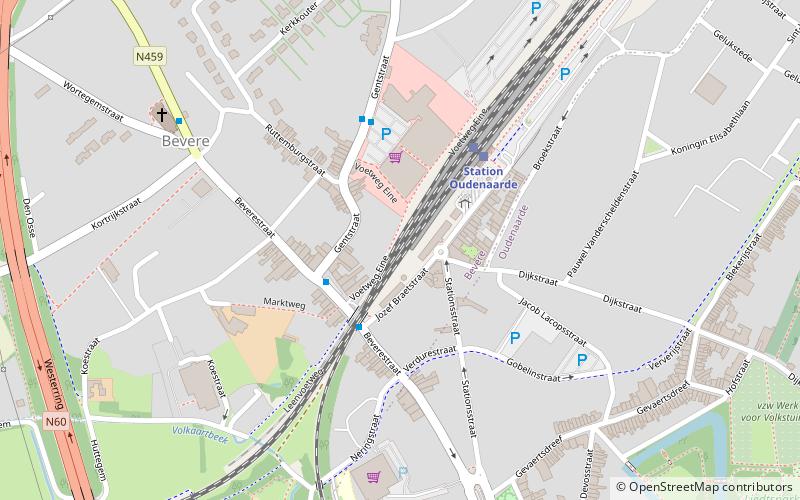 Arrondissement of Oudenaarde location map