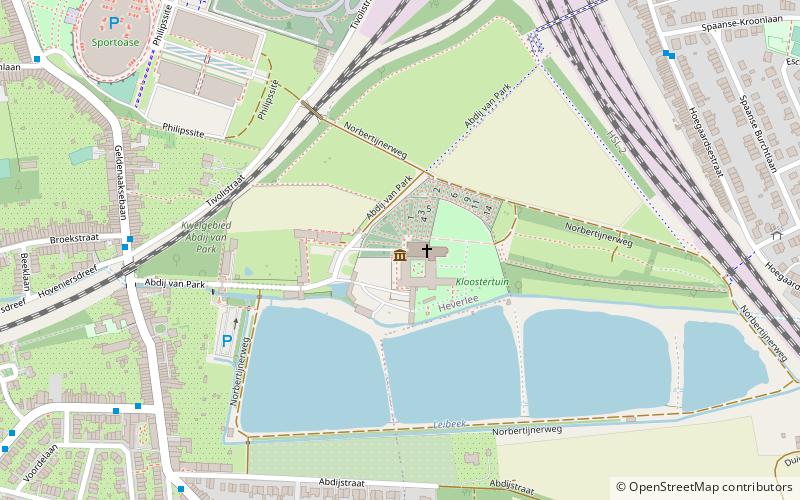 Park Abbey location map