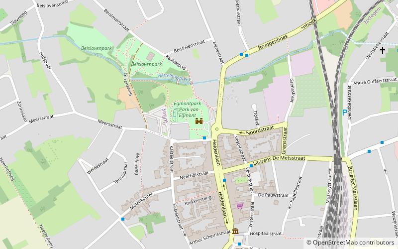 Kasteel van Egmont location map