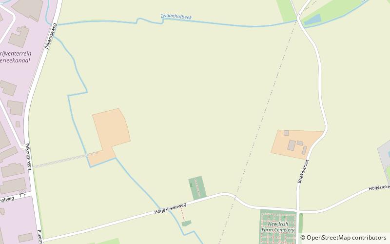 La Belle Alliance Cemetery location map