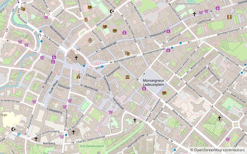 M – Museum Leuven location map
