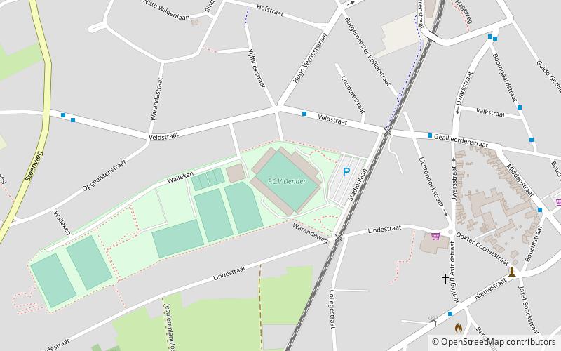 Stade Van Roy location map
