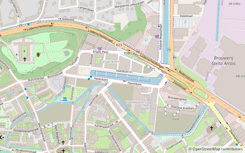the small port of leuven location map