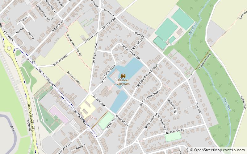 Kasteel van Ham location map
