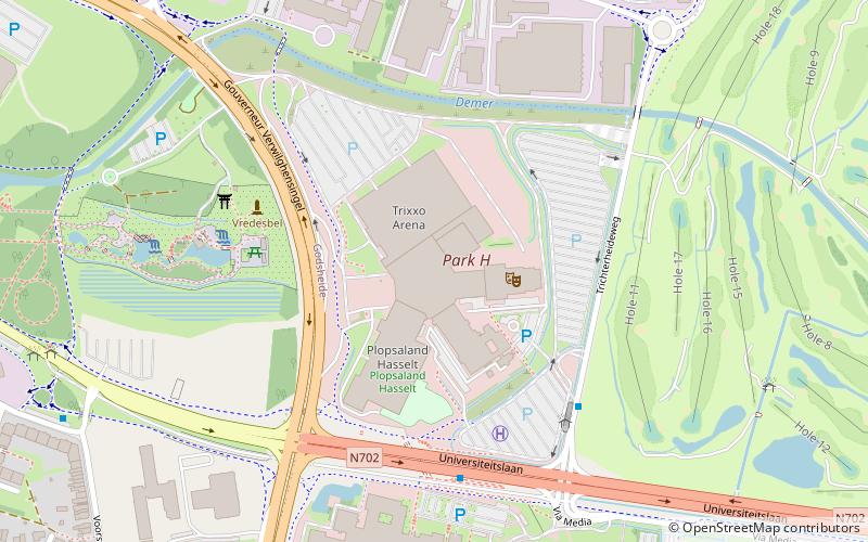 Park H location map