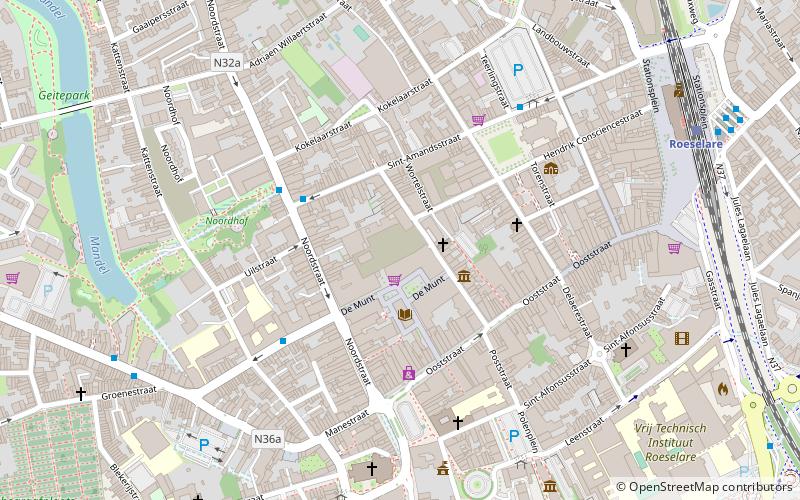 ACV Midden West Vlaanderen location map