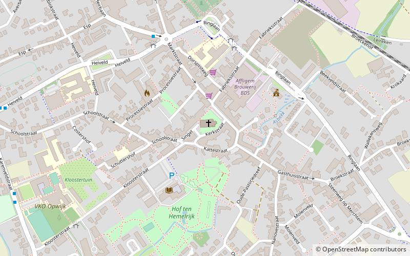 Opwijk location map