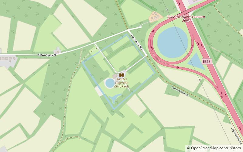 Kasteel Lagendal location map