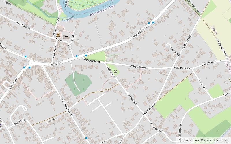 Latemse Molen location map