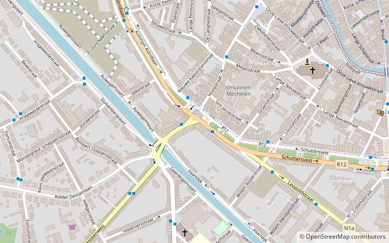Brusselpoort location map