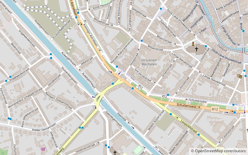 Brusselsepoort location map
