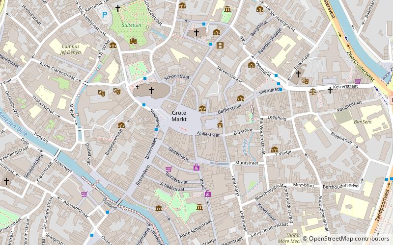 Grote Markt location map